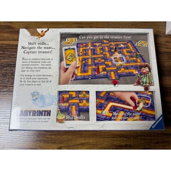 "Labyrinth" Board Game, Race for Treasure in Maze, Ravensburger 2015, New Sealed - Picture 3 of 3